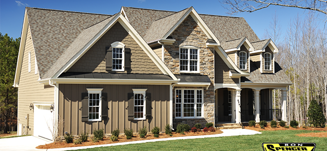 Front of house with green yard